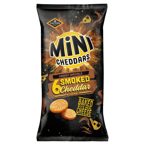 Jacob's Mini Cheddars Smoked Cheddar Multipack 