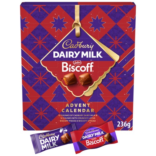 Cadbury Dairy Milk Biscoff Chocolate Advent Calendar 236g