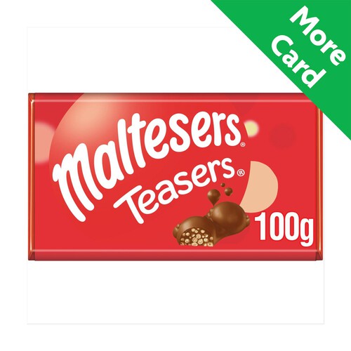 Maltesers Teasers Milk Chocolate & Honeycomb Block Bar