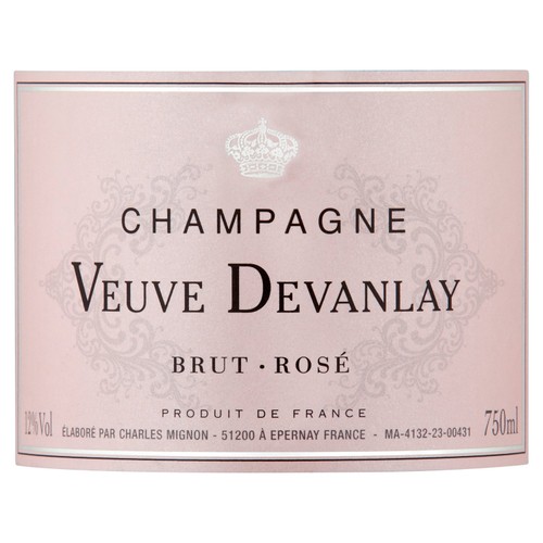 Champagne Veuve Devanlay Nv Rose 