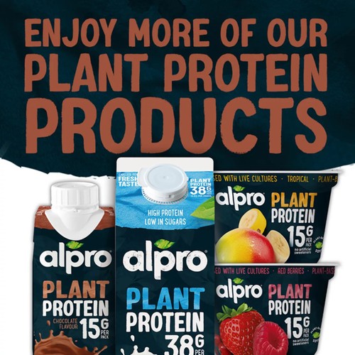 Alpro Soya High Protein Chocolate Long Life Drink 1L
