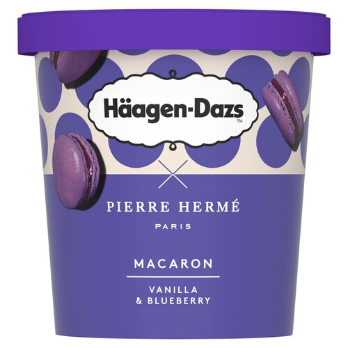 Haagen Dazs Macaron Vanilla & Blueberry