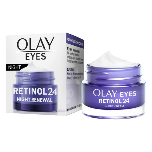 Olay Retinol 24 Night Eye Cream Fragrance Free 