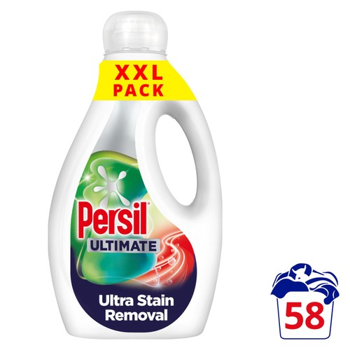 Persil Ultimate Liquid Extra Stain Removal Bio 58 Washes 1.5L