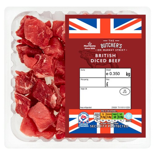 Morrisons British Diced Beef