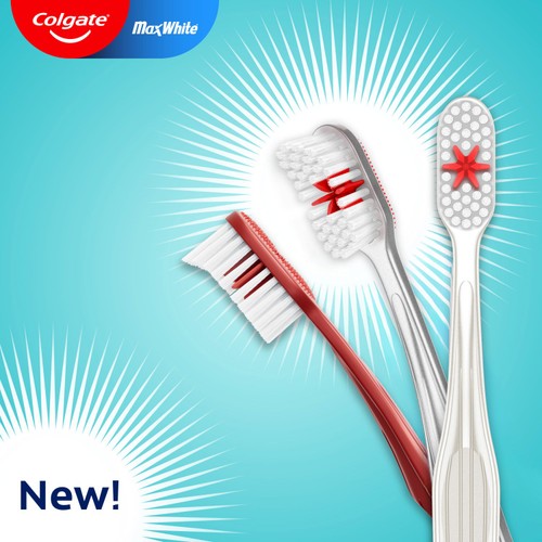 Colgate Max White Medium Toothbrushes