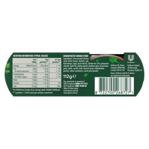 Knorr Chicken Stock Pot 4 Pack