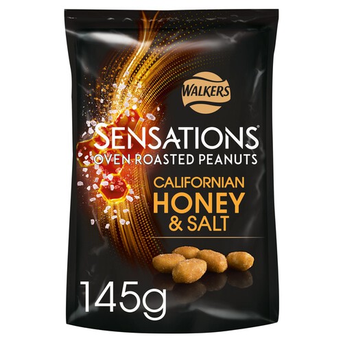 Walkers Sensations Californian Honey & Salt flavour peanuts