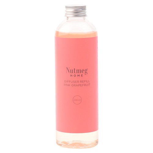 Nutmeg Home Diffuser Refill 240ml Pink Grapefruit