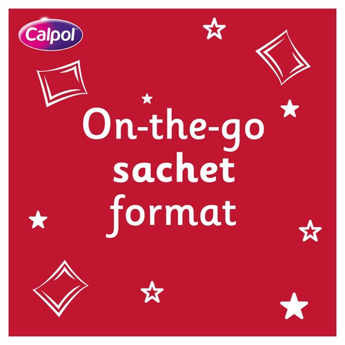 Calpol 6+ Years Sugar Free Strawberry Paracetamol Sachets