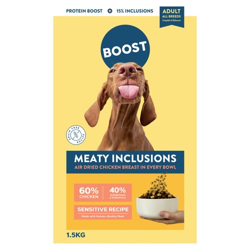 Boost Meaty Inclusions Air Dried Chicken 1.5kg