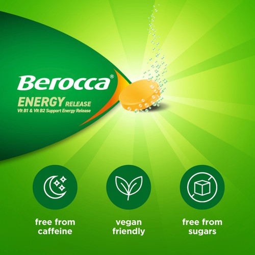 Berocca 15 Natural Orange Flavour Effervescent Tablets