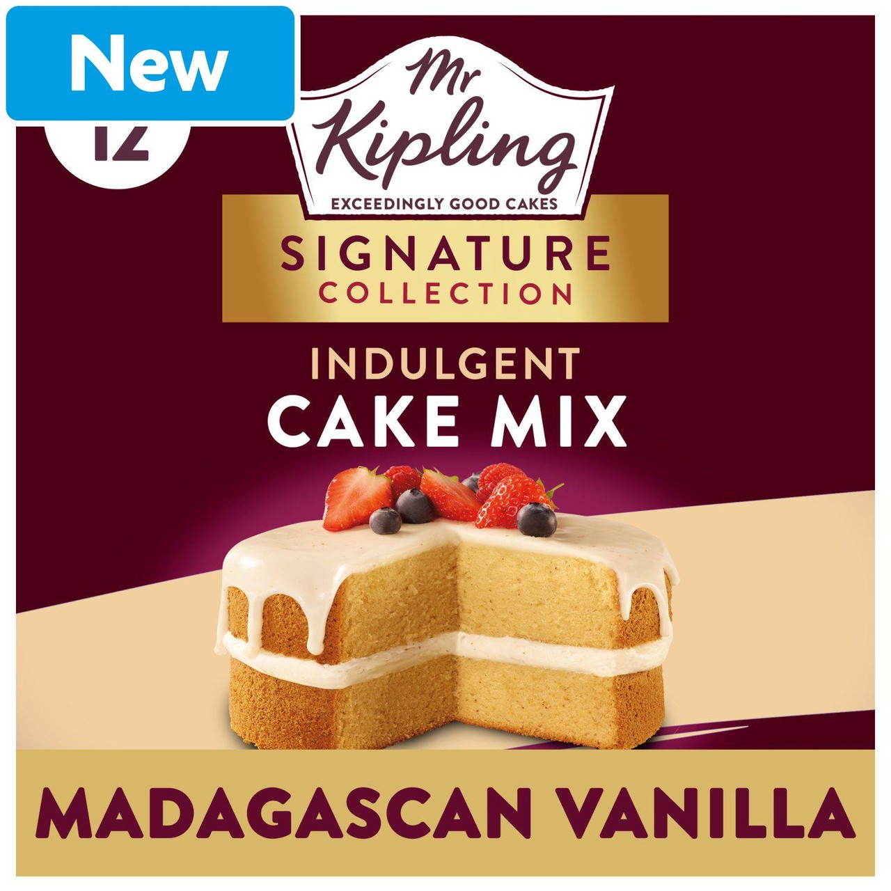 Mr Kipling Signature Collection Madagascan Vanilla Indulgent Cake Mix 425g