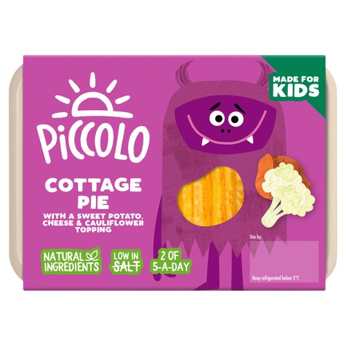 Piccolo Cottage Pie With Sweet Potato, Cheese & Cauliflower 200g