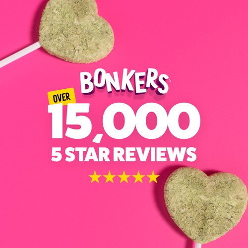 Bonkers Purrpops Lip Smackin Salmon Cat Treats    4 x 5.6g