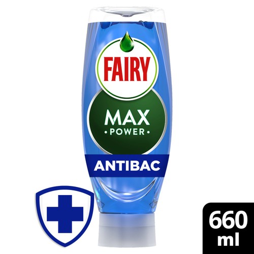 Fairy Max Power Antibacterial Washing Up Liquid