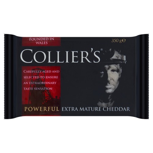 Collier's Powerful Extra Mature Welsh Cheddar   350g