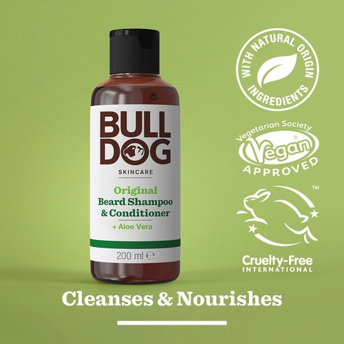 Bulldog Skincare For Men Original Beard Shampoo & Conditioner