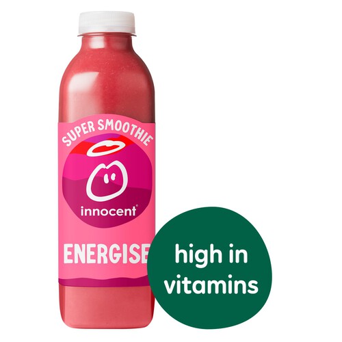 Innocent Strawberry & Cherry Energise Super Smoothie With Vitamins