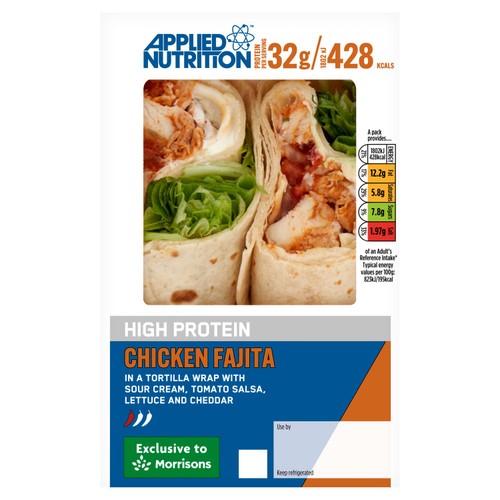 Applied Nutrition High Protein Chicken Fajita Wrap 219g