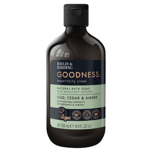 Baylis & Harding Goodness Oud, Cedar & Amber Bath Soak 500ml