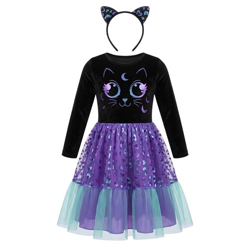 Morrisons Cat Dress Costume 3-4yrs