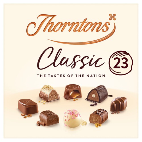 Thorntons Classic Milk, Dark, White Medium Chocolate Gift Box