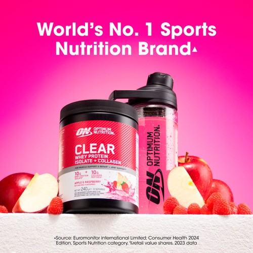 Optimum Nutrition Clear Whey & Collagen Apple & Raspberry 240G