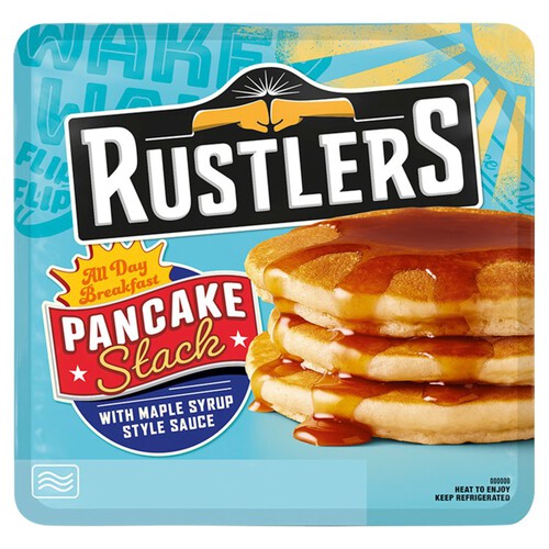 Rustlers All Day Breakfast Pancake Stack