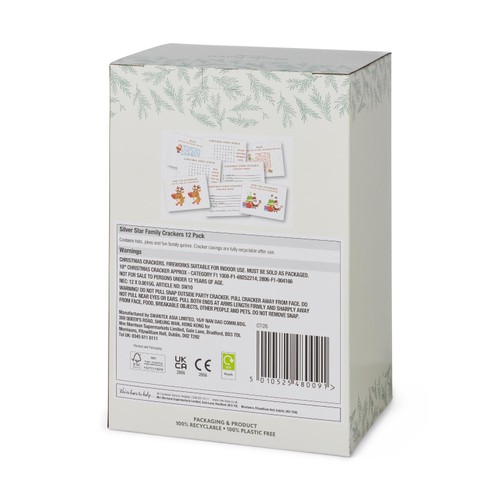 Morrisons Silver Star Family Crackers 12 Pack
