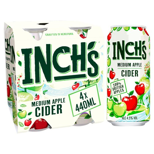 Inch's Medium Apple Cider Cans