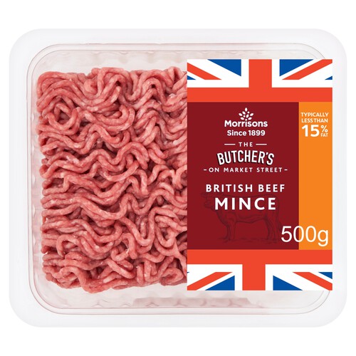 Morrisons British 15% Fat Beef Mince 