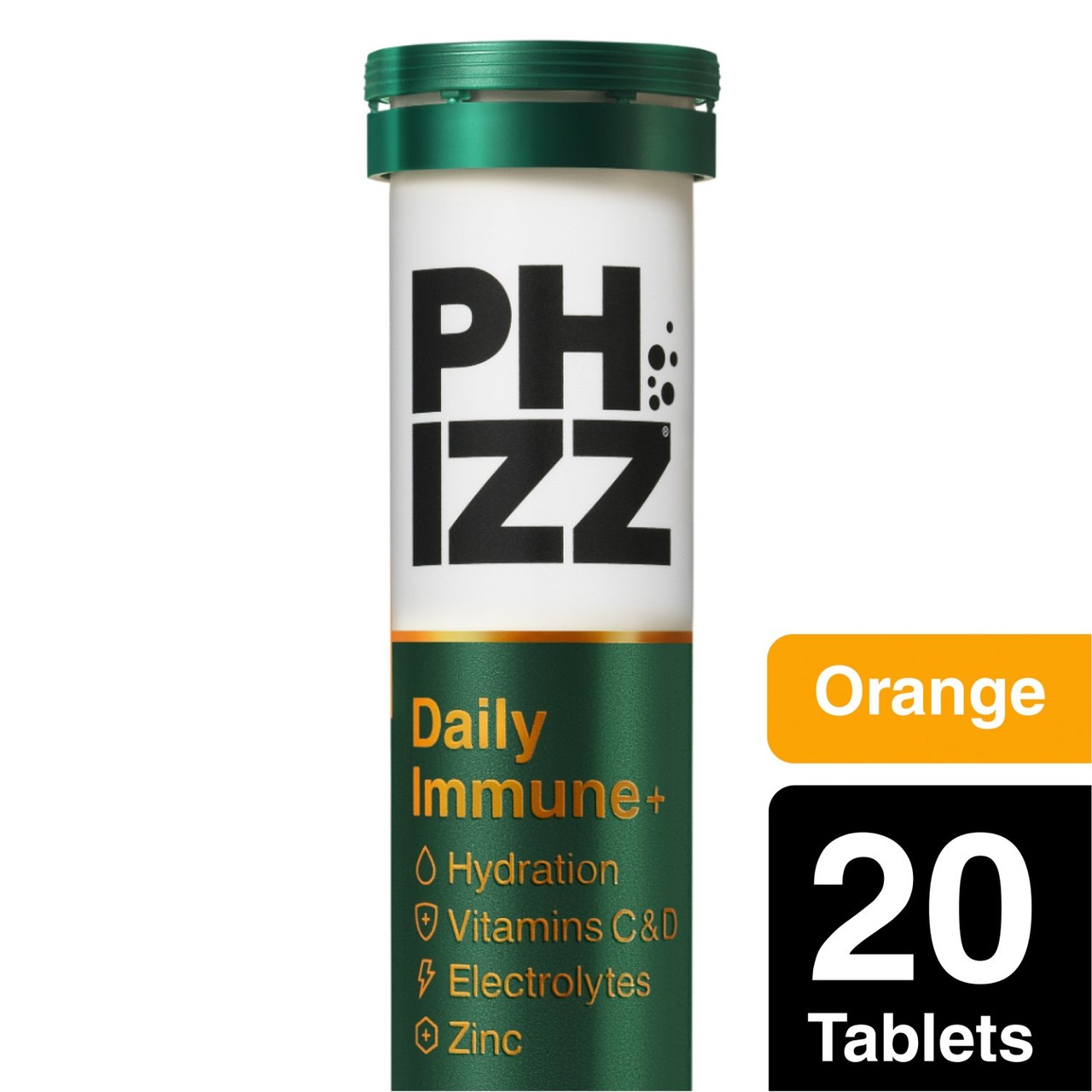 Phizz Immune Orange Electrolytes & Vitamins Effervescent 20 Pack