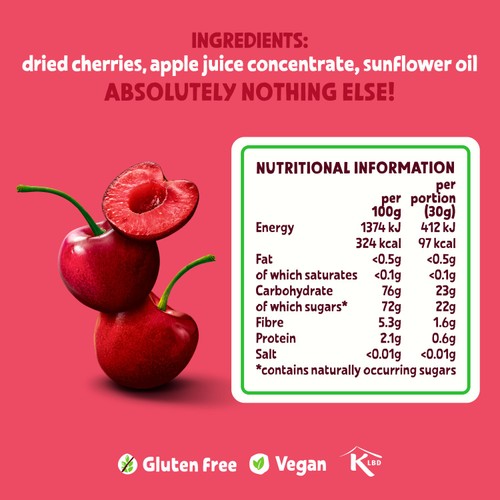 BEAR Fruit Gently Baked Cherries