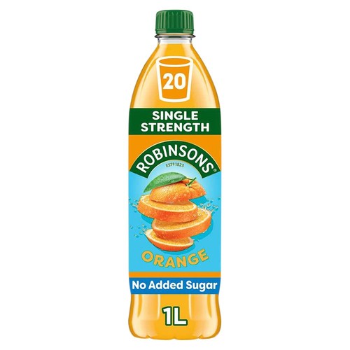 Robinsons Orange Squash No Added Sugar 1L