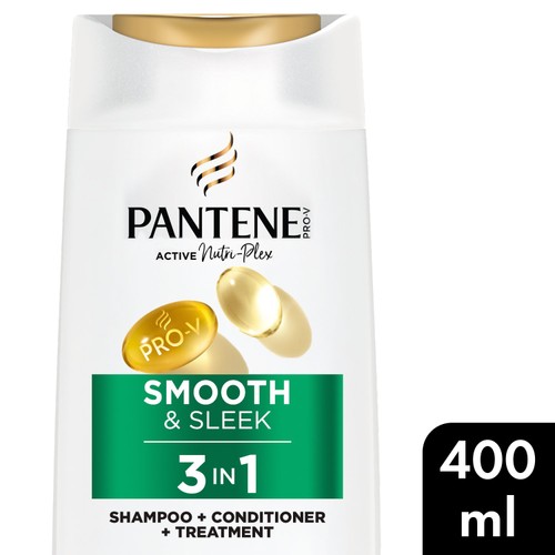 Pantene Smooth & Sleek Pro-V Shampoo 400ml