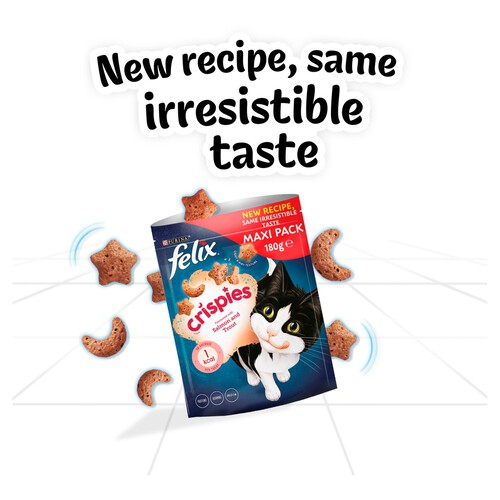 Felix Crispies Cat Treats Salmon & Trout