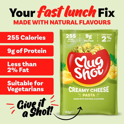 Mug Shot Pasta Creamy Cheese  62g