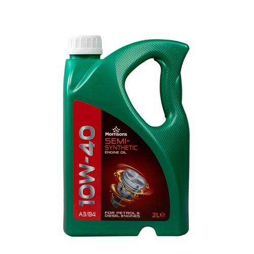 Morrisons 10W-40 A3/B4 Semi Synthetic Oil 