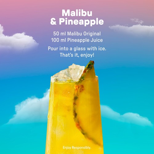 Malibu Original White Rum with Coconut Flavour