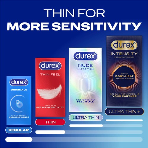 Durex Nude Condom Regular Fit 10 Pack