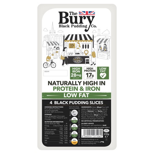 Bury Black Pudding Slices