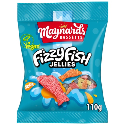 Maynards Bassetts Fizzy Fish 