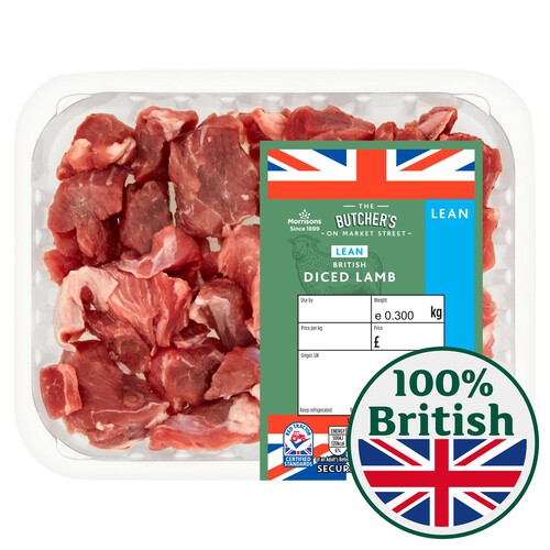 Morrisons British Diced Lean Leg Of Lamb