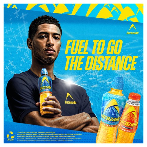 Lucozade Sport Drink Orange 4 Pack