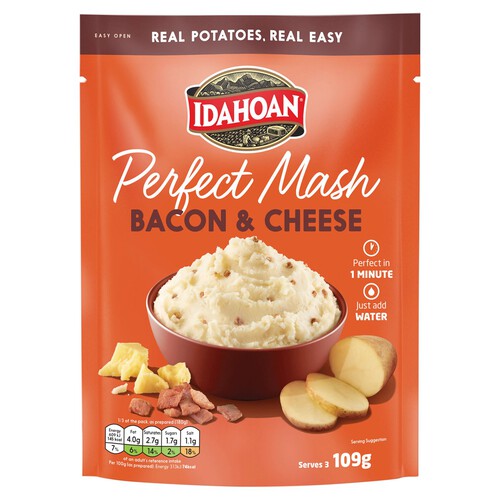 Idahoan Perfect Mash Cheese & Bacon