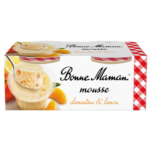 Bonne Maman Clementine & Lemon Mousse Dessert