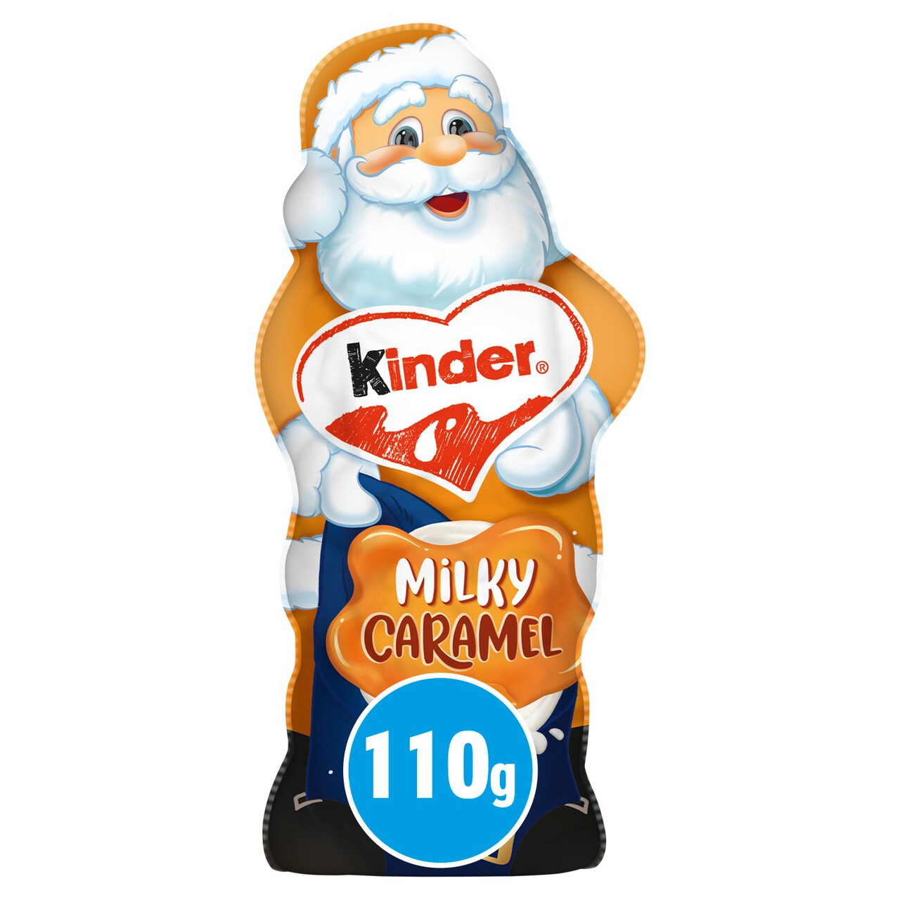 Kinder Milky Caramel Chocolate Santa Figure 110g