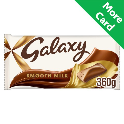 Galaxy Smooth Milk Chocolate Gift Large Sharing Block Bar Vegetarian 