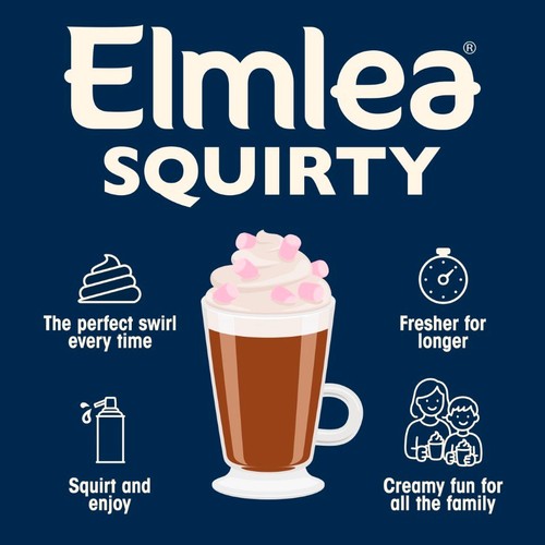 Elmlea Whipped Squirty Double Cream Alternative 250g
